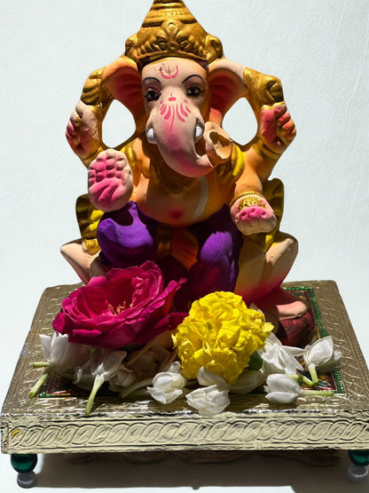 Raja Ganpati - 6inch Eco-Friendly Ganesh Ji #pujasansar