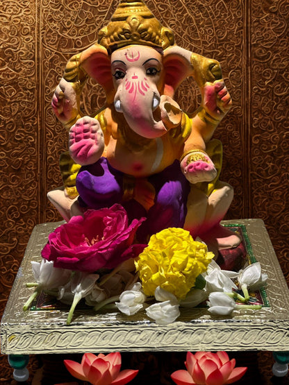 Raja Ganpati - 6inch Eco-Friendly Ganesh Ji #pujasansar