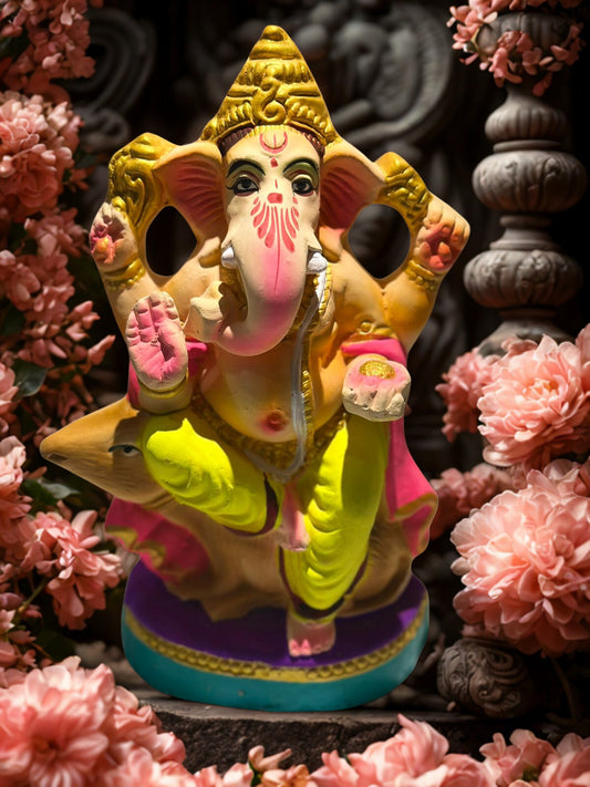 Nritya Ganpati - 6inch Eco-Friendly Ganesh Ji #pujasansar