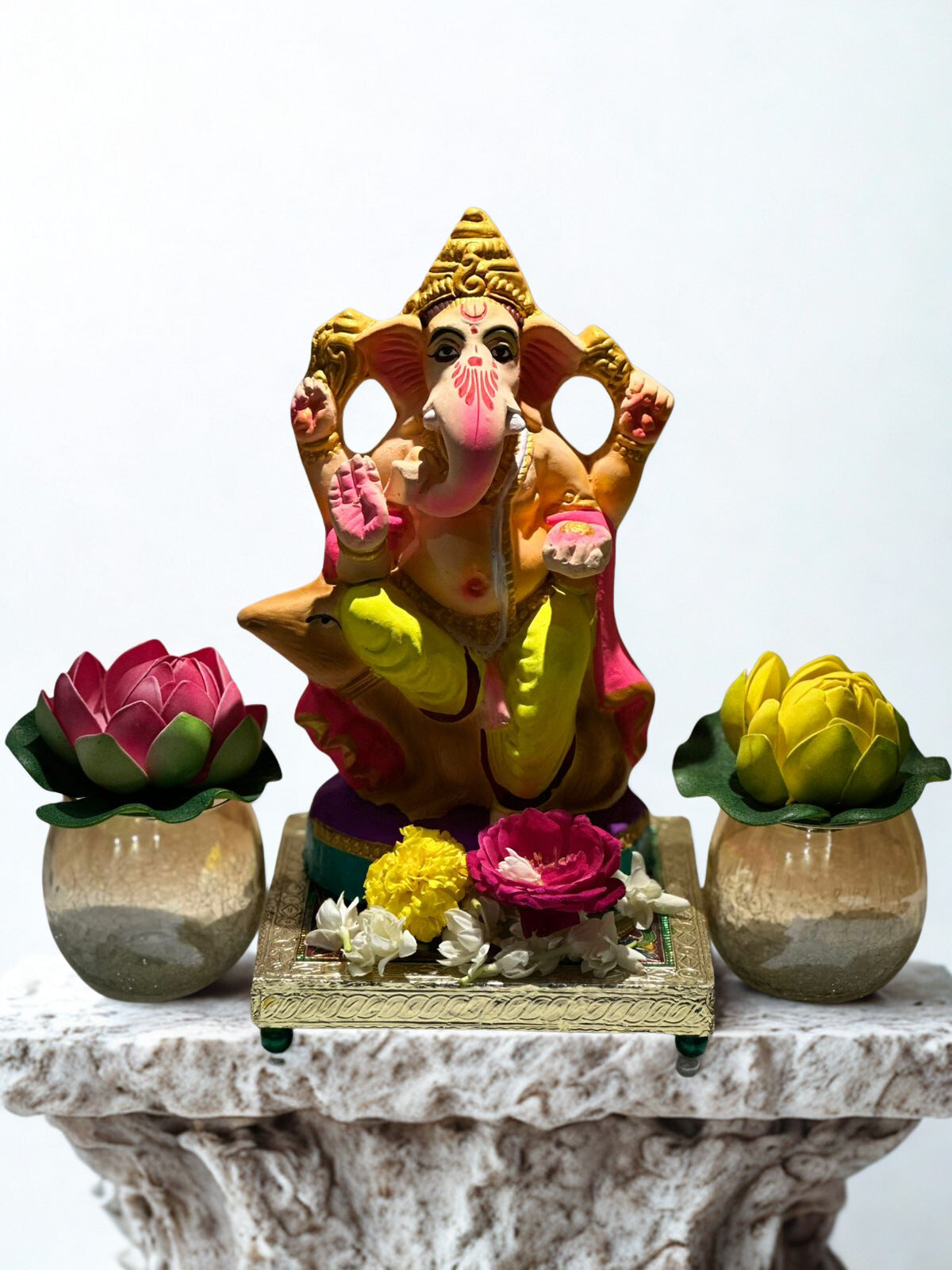 Nritya Ganpati - 6inch Eco-Friendly Ganesh Ji #pujasansar